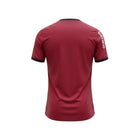 Camiseta retro Corinthians 2011 tercera equipación Nike granate con gráfico de dragón negro y patrocinadores Neo Química y Bozzano.
