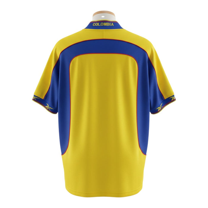 Colombia Home Jersey 2001 - Yellow & Blue Reebok