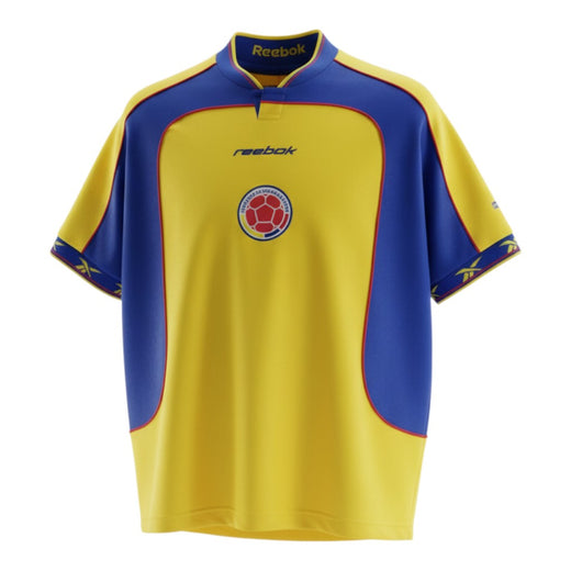 Colombia Home Jersey 2001 - Yellow & Blue Reebok
