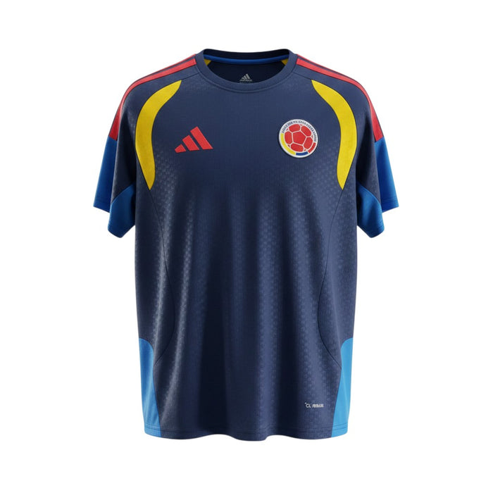 Colombia Training Jersey - Navy Tricolor Adidas Climacool