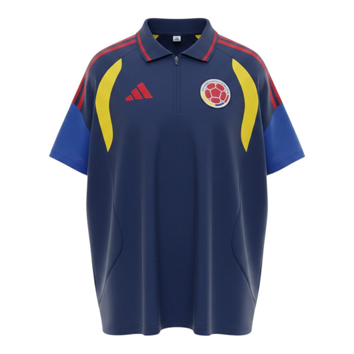Colombia Training Polo - Navy Tricolor Adidas