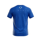 Hinchas Sportswear Store Cruzeiro 2025/26 royal blue football jersey with subtle South America map pattern and 1976 detail.