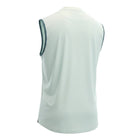 Camiseta sin mangas de entrenamiento Cruzeiro de Hinchas Sportswear Store en blanco con detalles laterales y en los hombros en gris/verde azulado. Tecnología AEROREADY.