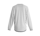 Hinchas Sportswear Store England retro 2001/02 long sleeve football jersey, white with navy piping and St. George's Cross detail.