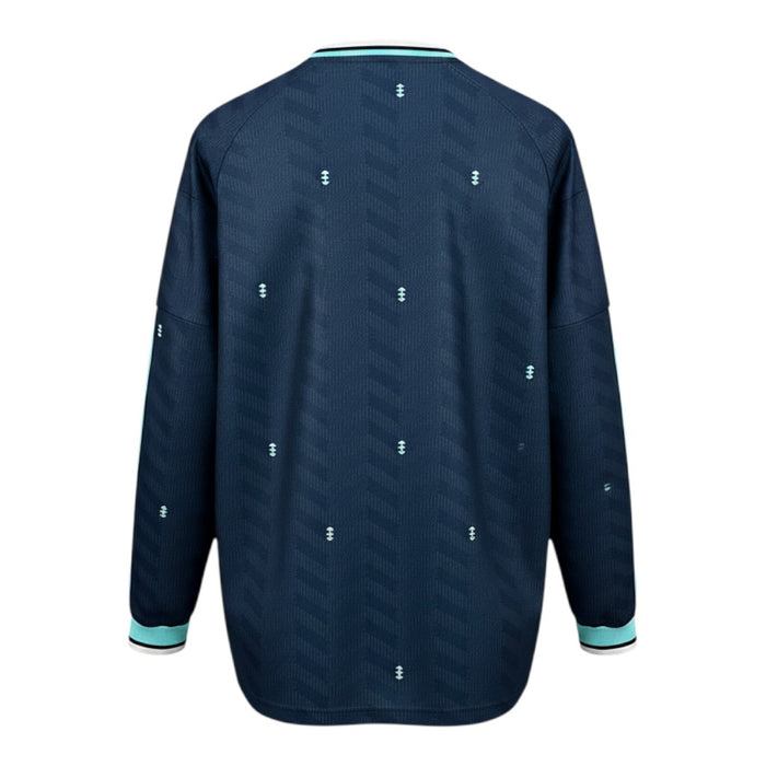 Germany Away Jersey 2026 Long Sleeve - Adidas Originals Navy Mint Climacool