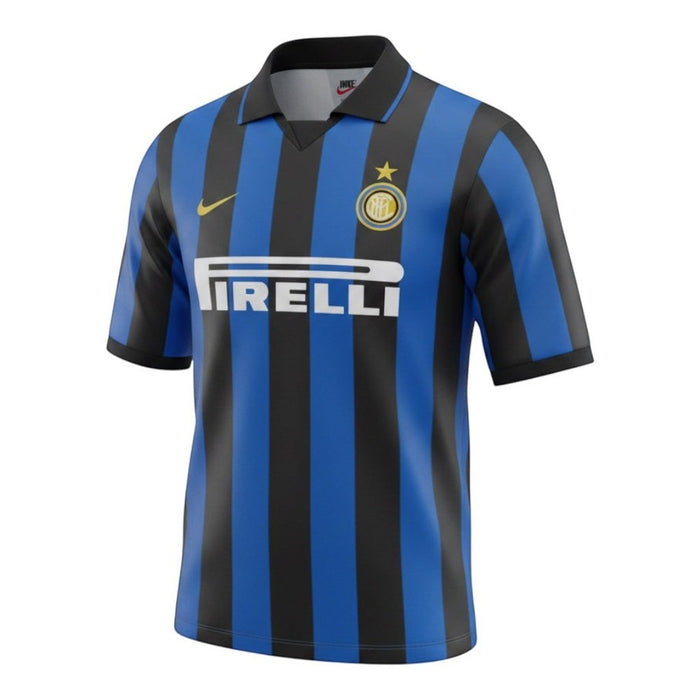 Inter Milan 2008 Home Jersey - Pirelli | Retro Nike
