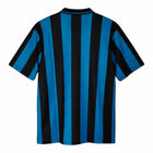 Hinchas Sportswear Store Inter Milan 1992-94 retro jersey, blue and black vertical stripes, polo collar, Umbro.