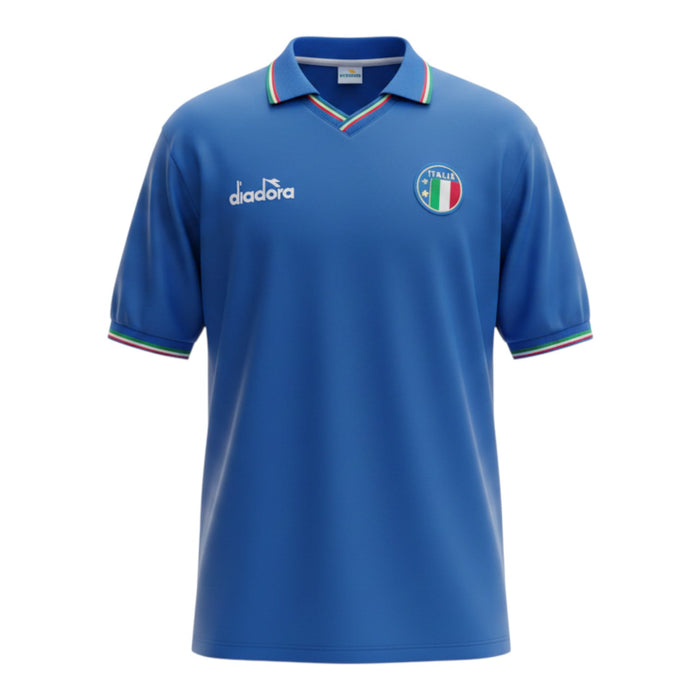 Italy 1986 World Cup Home Jersey Retro - Diadora