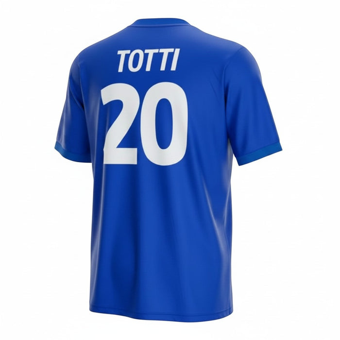 Italy 1998 World Cup Home Jersey #20 Totti Retro - Kappa