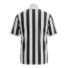 Hinchas Sportswear Store Juventus FC 1984/85 retro home jersey with black and white vertical stripes and white polo collar.