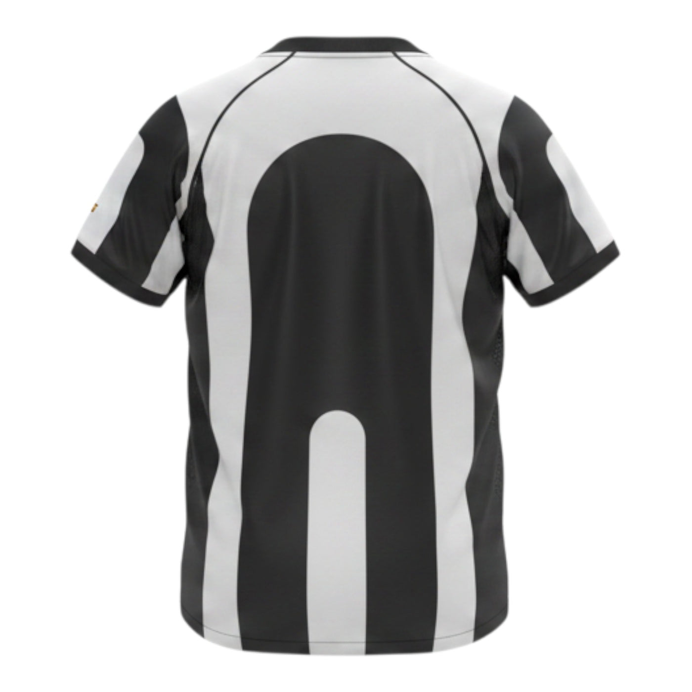 Hinchas Sportswear Store Juventus FC 1997/98 retro home jersey. Black and white vertical stripes, V-collar, mesh side panels, and iconic SONY MiniDisc sponsor.