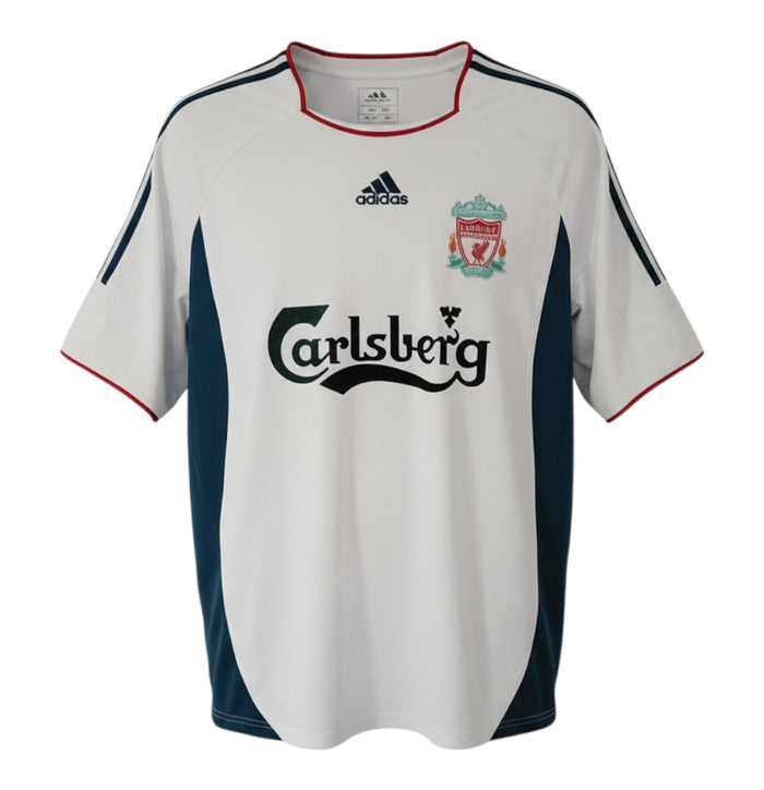 Liverpool FC Away Retro 2006/07 - Adidas x Carlsberg (White/Navy)