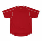 Hinchas Sportswear Store Liverpool FC 2013/14 retro red football jersey with white piping and gold crest detail.
