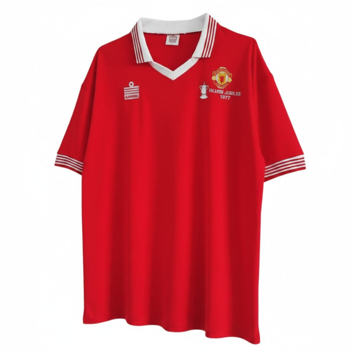Manchester United 1977 FA Cup Silver Jubilee Jersey Retro – Admiral