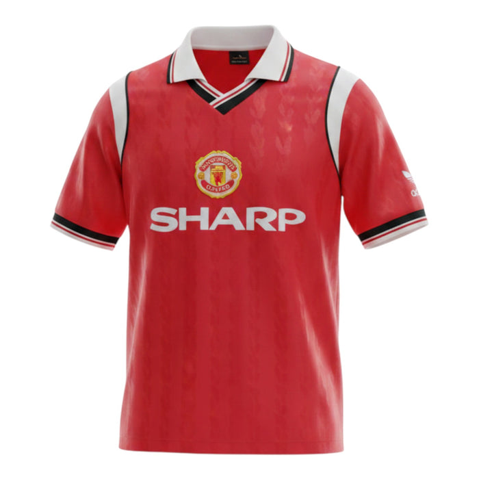 Manchester United 1984 Home Jersey Retro – Adidas Originals x Sharp
