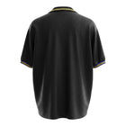 Hinchas Sportswear Store black Manchester United 1993-94 retro Umbro jersey with gold trim and blue accents on sleeves.