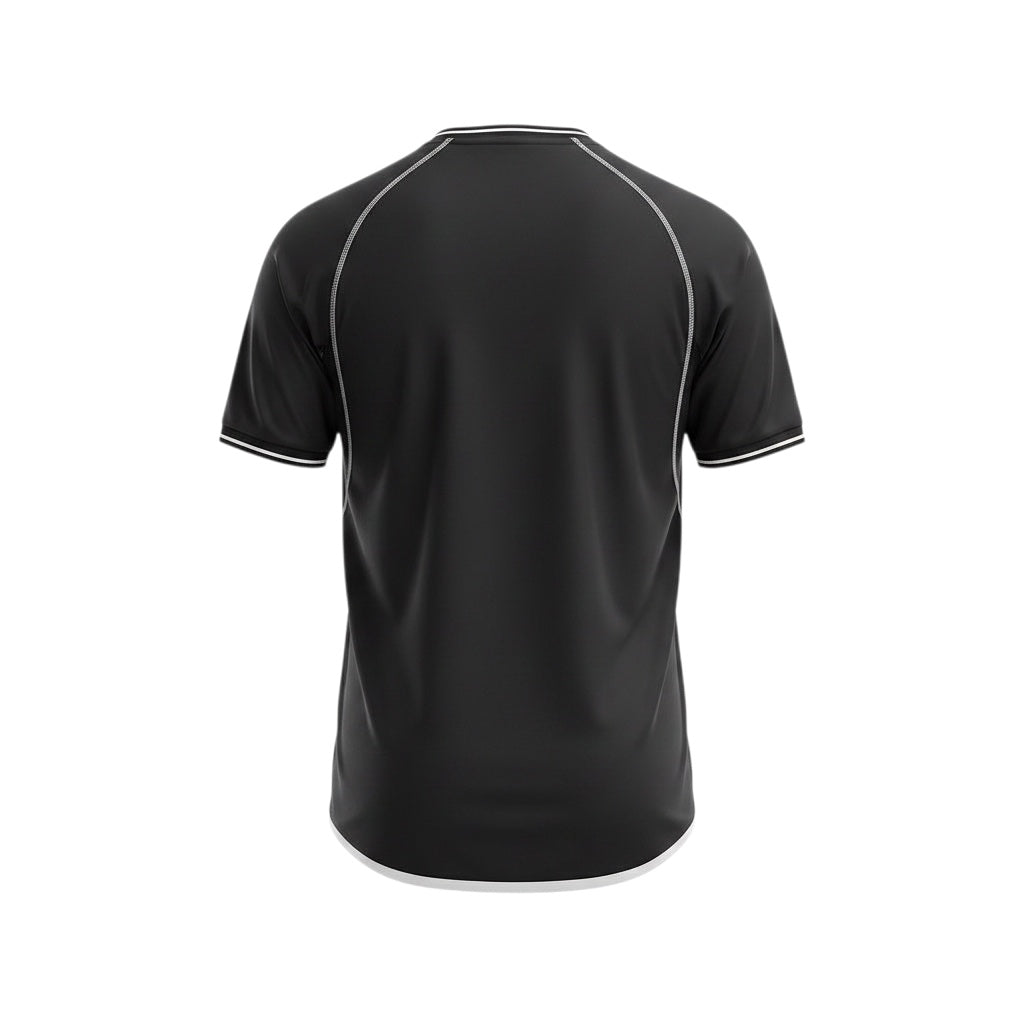 Hinchas Sportswear Store Manchester United 2000-01 Umbro black retro jersey with white trim and stitching.