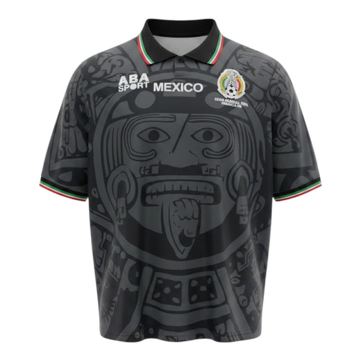 Mexico Away Jersey 1998 - Black Aztec ABA Sport
