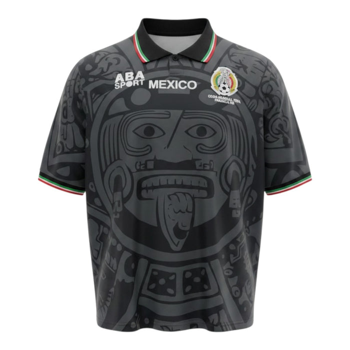 Mexico Away Jersey 1998 - Black Aztec ABA Sport