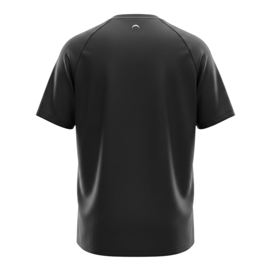 Hinchas Sportswear Store black and gold Mexico Adidas training tee with Aztec pattern, Trefoil logo, and FMF crest.