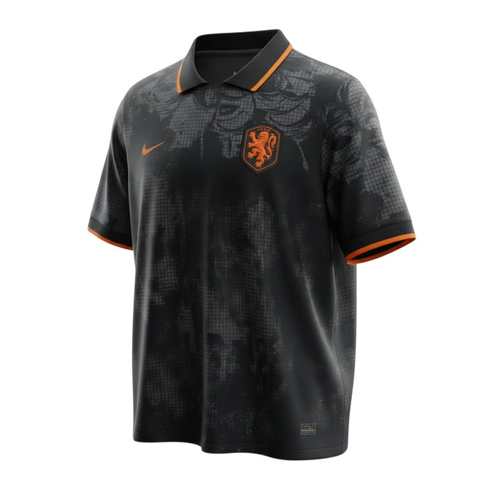 Netherlands Away Jersey Black Grunge | Nike