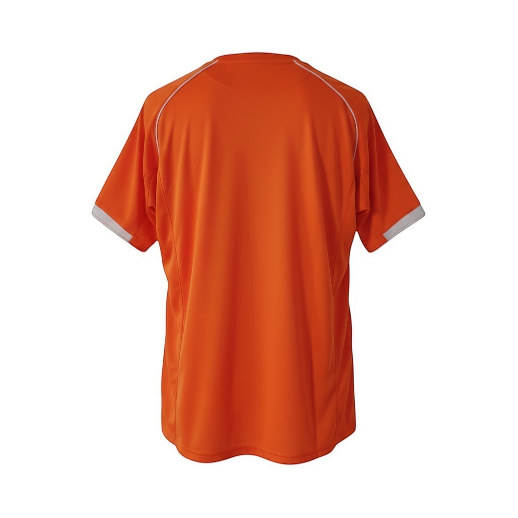 Hinchas Sportswear Store Netherlands retro orange Nike 2004 football jersey with white piping and sleeve accents.