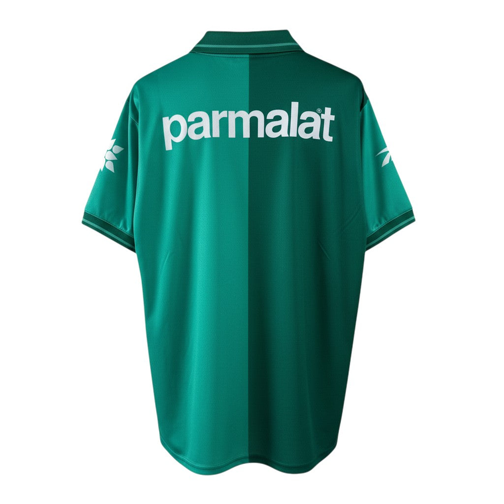 Hinchas Sportswear Store Palmeiras 1997 Reebok retro green football jersey with Parmalat sponsor