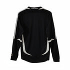 Hinchas Sportswear Store Real Madrid 2006-07 retro long sleeve away jersey, black with white Adidas stripes and details.