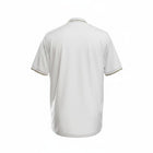 Hinchas Sportswear Store Real Madrid 2011-12 retro white Adidas jersey with gold trim on collar and cuffs. Climacool technology.