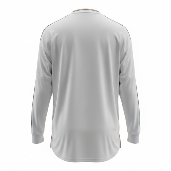 Real Madrid 2013-14 UCL Final Lisboa Home Long Sleeve Jersey Retro - Adidas