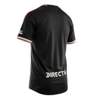 Hinchas Sportswear Store River Plate 2025/26 black away jersey with white and red trim on collar and sleeves.