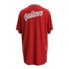Hinchas Sportswear Store River Plate 1995/96 retro away jersey, red with white polo collar and Quilmes sponsor.