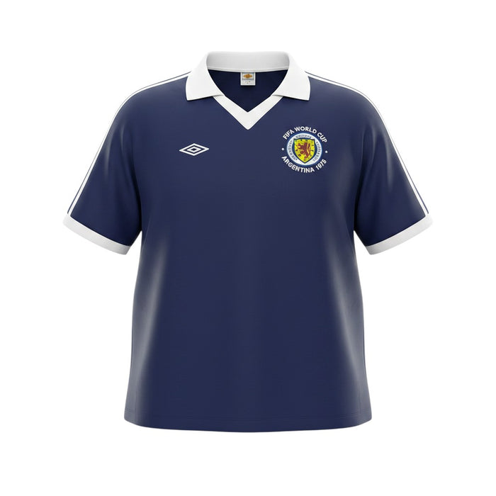 Scotland Home Jersey 1978 - Navy Umbro FIFA World Cup Argentina