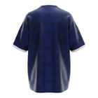 Hinchas Sportswear Store navy blue Scotland 2026 Adidas Climacool football jersey with white accents and diamond jacquard pattern.