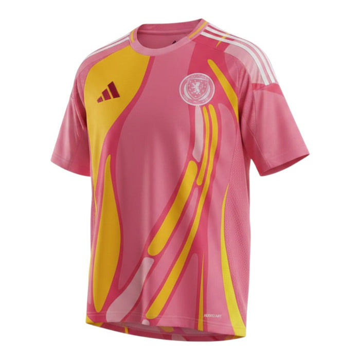 Scotland Away Jersey 2026 - Pink & Yellow Adidas