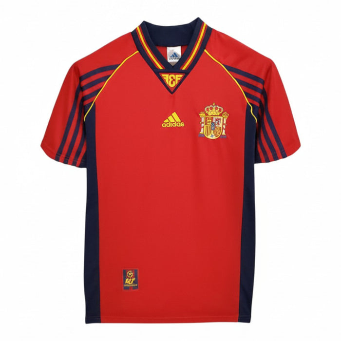 Spain 1998 World Cup Home Jersey Retro - Adidas