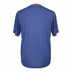 Hinchas Sportswear Store navy blue Spain 2010 World Cup away jersey with red and yellow trim. Features Adidas ClimaCool technology.