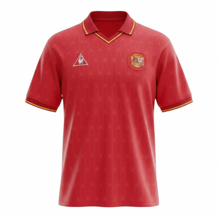 Spain 1988-91 Home Jersey Retro - Le Coq Sportif