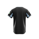 Hinchas Sportswear Store SS Lazio 1999-2000 away jersey, black with sky blue accents and polo collar.