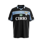 Hinchas Sportswear Store SS Lazio 1999-2000 black and sky blue Puma football jersey with polo collar and CIRIO sponsor.