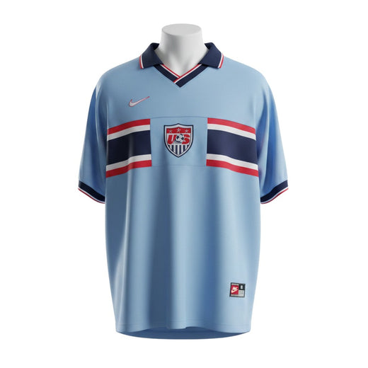 USA Third Jersey 1998 - Light Blue Stripe Nike
