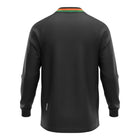 Hinchas Sportswear Store black Venezia FC Kappa long sleeve home jersey 22/23 with orange and green collar trim.