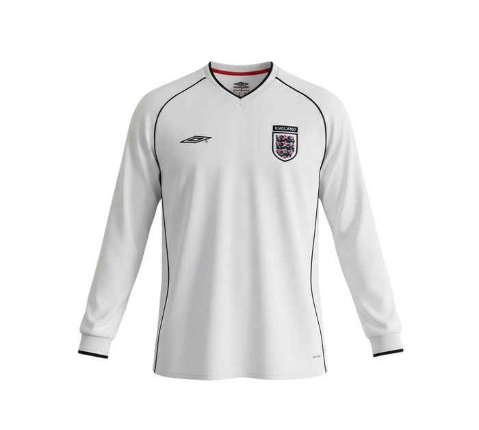 England Retro Home Jersey 2001/02 Long Sleeve | Umbro