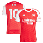 Arsenal Eze Home Jersey 2025/26 (Premier League) – red retro football jersey detail view