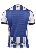 Real Sociedad Home Jersey 2025/26 (La Liga) – striped retro football jersey back view