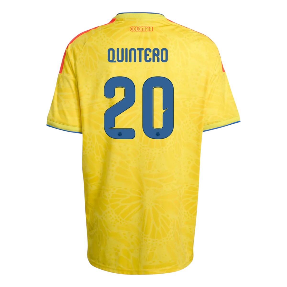 Colombia Home Jersey 2026 - Quintero #20 Adidas