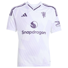 Manchester United Bruno Fernandes Away Jersey 2025/26 (Premier League) – white retro football jersey back view