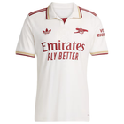 Arsenal Martin Ødegaard Away Jersey 2025/26 (Premier League) – white retro football jersey back view
