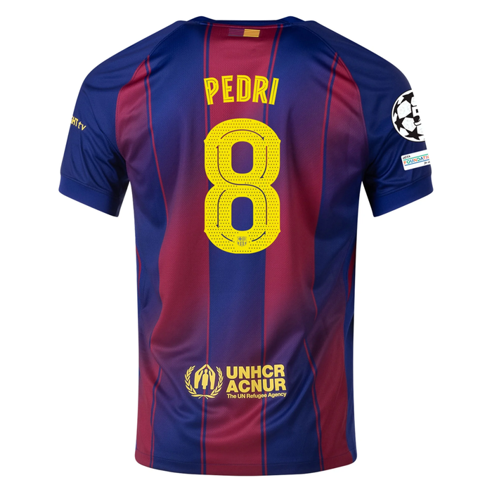 Maillot Domicile Barcelone Pedri 2025/26 (Ligue des Champions)