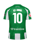 Real Betis Ez Abde Home Jersey 2025/26 – green and striped retro football jersey front view